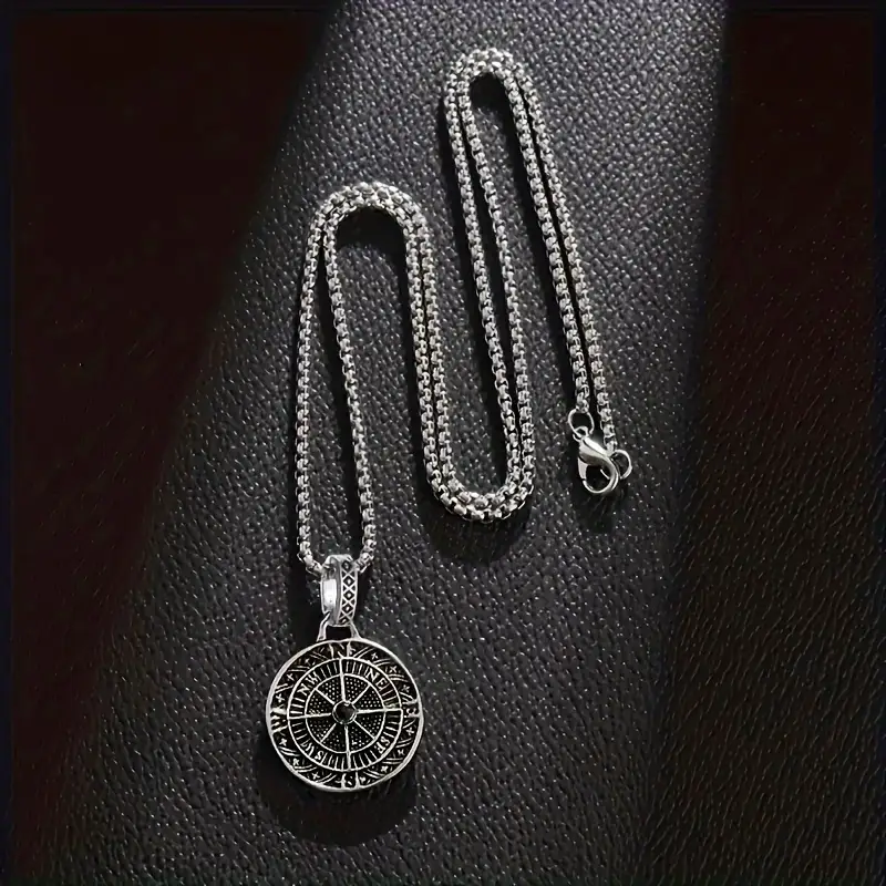 Dapper, Stylish Men's Compass Pendant