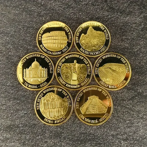New World Seven Wonders Commemorative Coins - Image 7