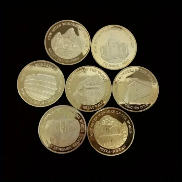 New World Seven Wonders Commemorative Coins - Image 6