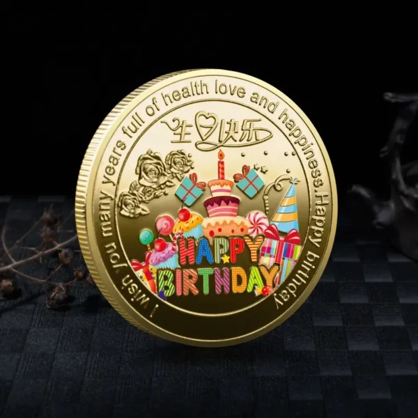 Happy Birthday Celebration Coin
