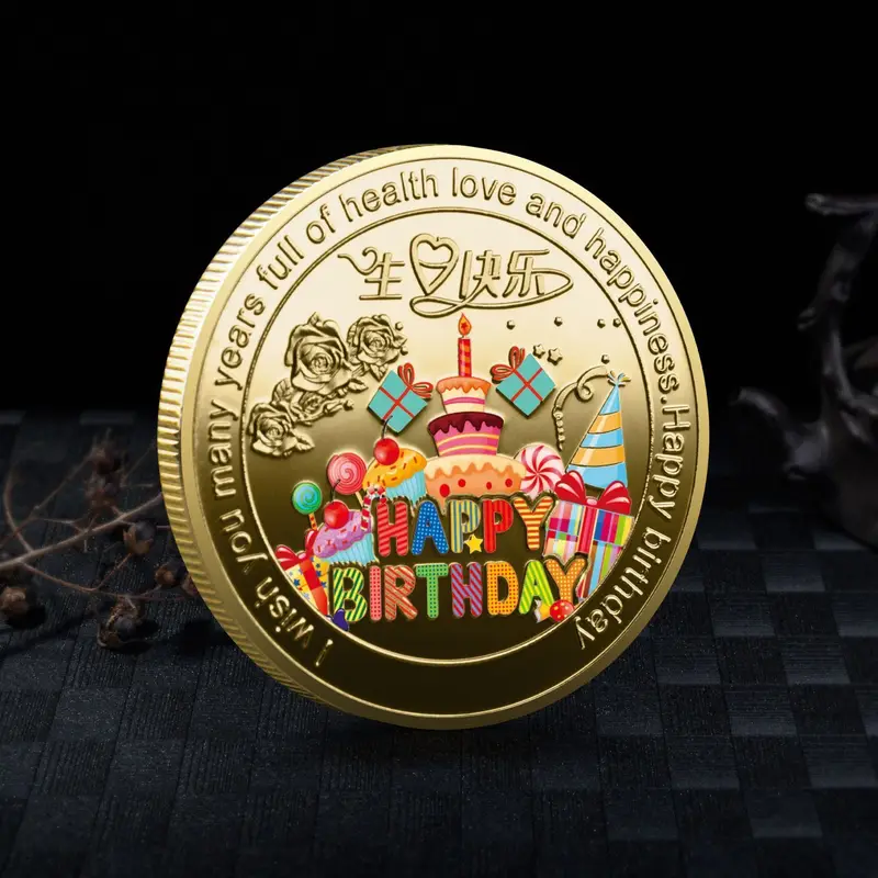 Happy Birthday Celebration Coin