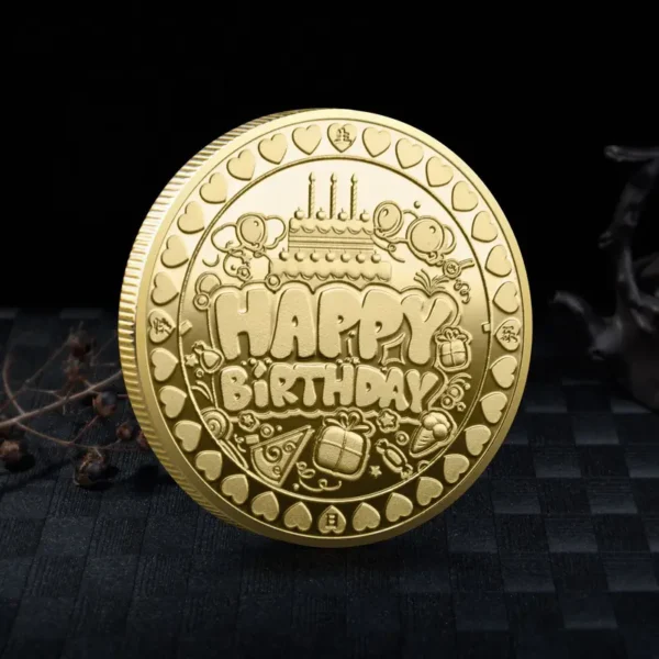Happy Birthday Celebration Coin - Image 4