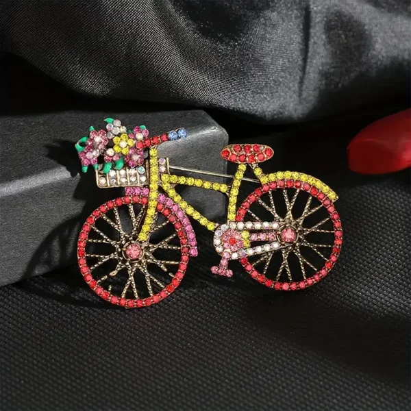 Vintage Bicycle Brooch - Image 7
