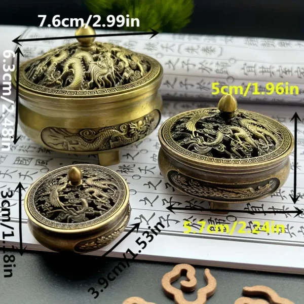 Metal Incense Holders Set - Image 2