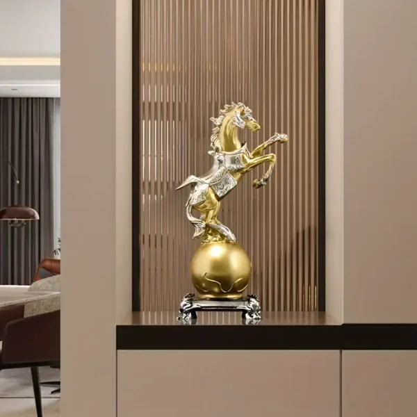 Modern Art Horse Statue - Image 3