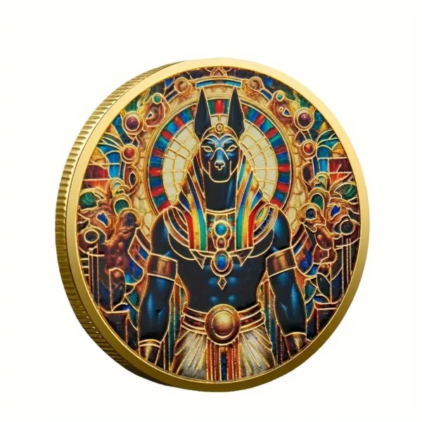 Egyptian Themed Anubis Novelty Coin - Image 2