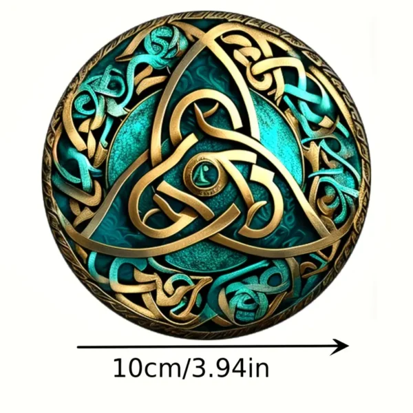 Vintage Celtic Knot Wooden Coasters - Image 4