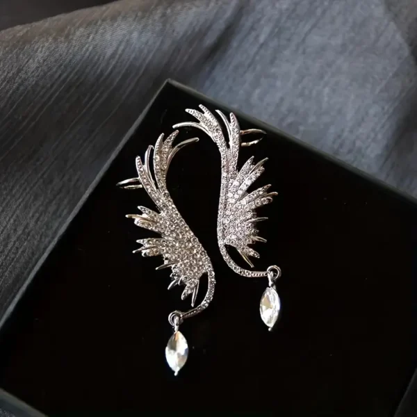 Elegant Angel Wing Style Earrings - Image 2