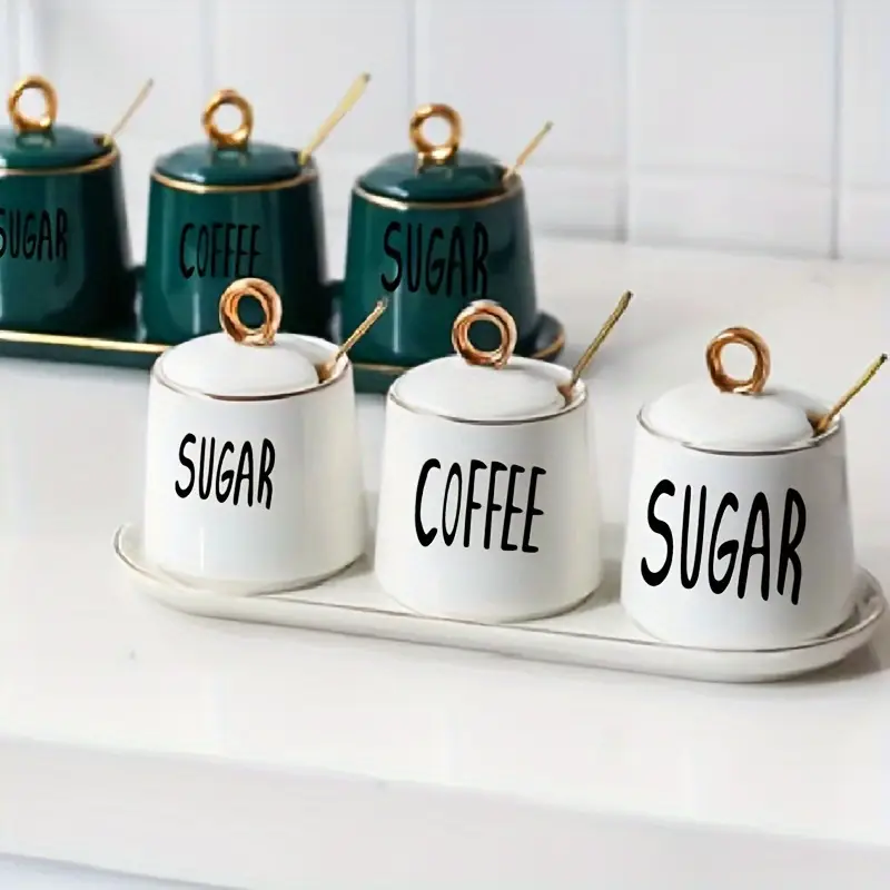Sugar Coffee Tea Powder Set