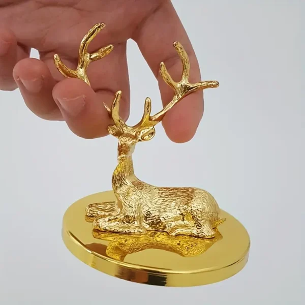 Golden Metal Deer Figurine - Image 5