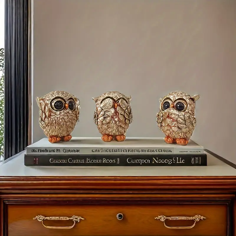 European Style Cute Owl Figurines