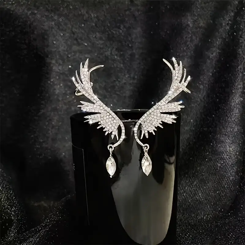 Elegant Angel Wing Style Earrings
